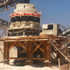 Μηχανή/εγκαταστάσεις θραυστήρων κώνων σιδήρου 15-200t/H χαλκού μεταλλείας